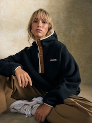 Columbia Womens Helvetia II Sherpa Hooded Fleece - Image 1 of 8