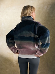 Columbia Womens Helvetia II Cropped Sherpa Half Snap Fleece - Image 3 of 6