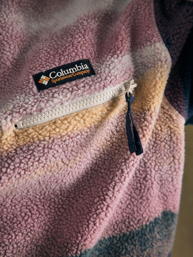 Columbia Womens Helvetia II Cropped Sherpa Half Snap Fleece - Image 6 of 6