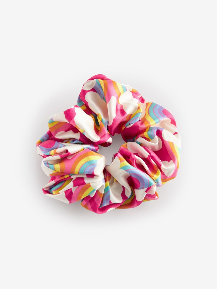 Little Bird by Jools Oliver Pink Rainbow Headband And Scrunchie Set - Image 3 of 6