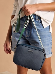 Joules Trent Navy Blue Cross Body Bag - Image 3 of 9