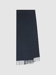 Azul fuerza aérea - Bufanda de lana y cachemira Picton de Reiss - Imagen 1 de 4