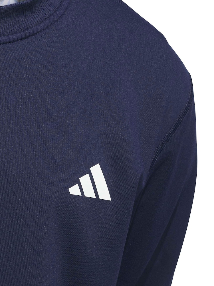 Adidas Golf Blue Ultimate365 Climawarm Crew Neck  Sweater - Image 6 of 6