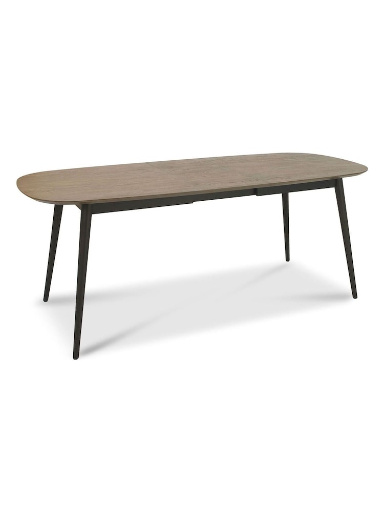 Bentley Designs Natural Vintage Weathered Oak 6 to 8 Extending Dining Table - Image 5 of 5