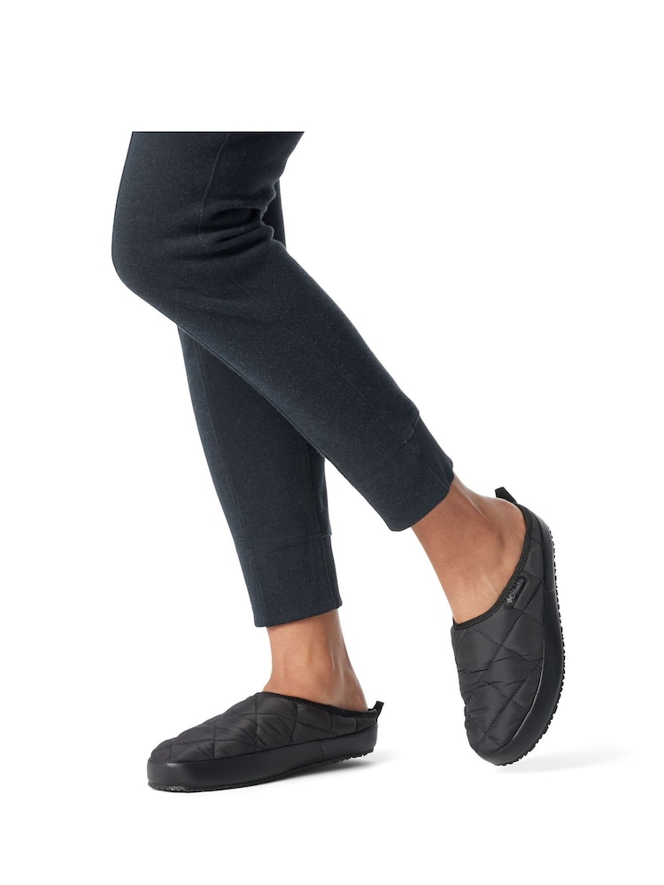 Columbia Omniheat Lazy Bend Quilted Black Slippers - Image 1 of 6