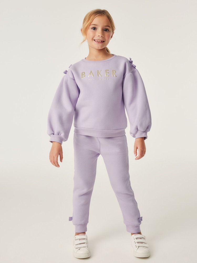 Baker by Ted Baker Bow Sweater and Joggers Set - Image 1 of 11