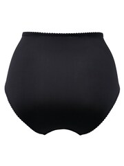 Pour Moi Black Soiree Embroidery High Waist Deep Briefs - Image 4 of 4