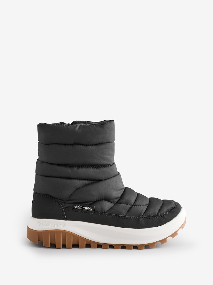 Negro - Botas de media caña acolchadas para la nieve Snowtrot de Columbia - Imagen 1 de 1 Negro - Botas de media caña acolchadas para la nieve Snowtrot de Columbia - Imagen 1 de 1
