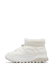 Blanco - Botas de caña baja acolchadas para la nieve Snowtrot de Columbia - Imagen 2 de 5