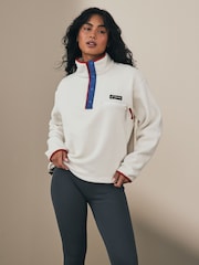 Columbia Womens Helvetia II Cropped Sherpa Half Snap Fleece - Image 1 of 3