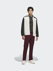 adidas Golf Natural Ultimate365 Wind Mixed-Media Quarter-Zip Sweatshirt. - Image 3 of 6