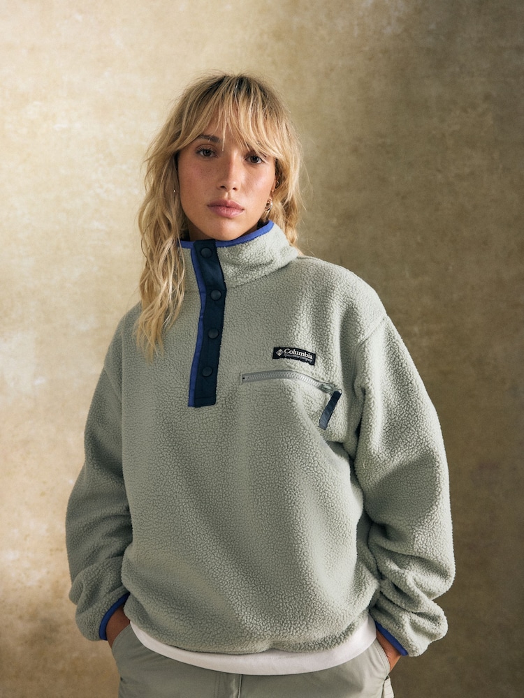 Columbia Womens Helvetia II Cropped Sherpa Half Snap Fleece - Image 1 of 1
