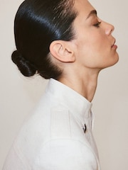 Mango Cream Military Style Jacket - Image 2 of 4