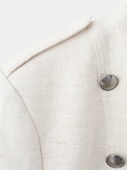 Mango Cream Military Style Jacket - Image 4 of 4