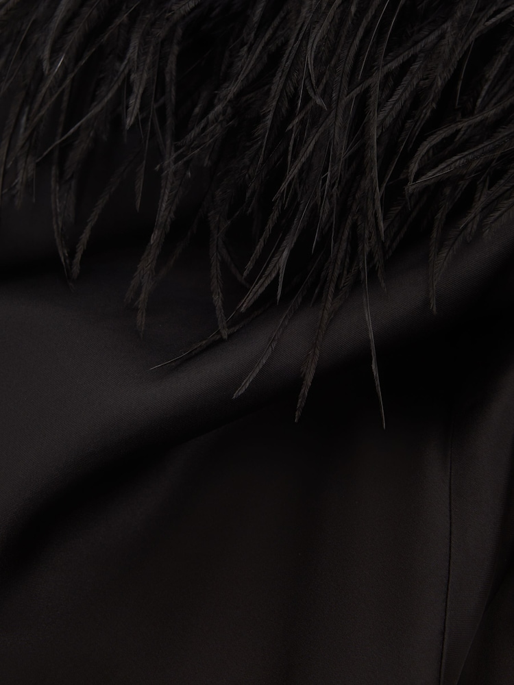 Sleeper Feather Mini Slip Dress - Image 5 of 5