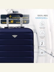 Flight Knight 45x36x20cm EasyJet Underseat 4 Wheel ABS Hard Case Cabin Carry On Hand Luggage - Image 4 of 7
