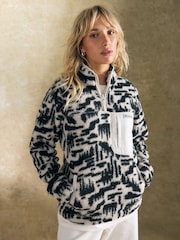 Columbia West Bend Printed QZ Brown Fleece - Image 1 of 5