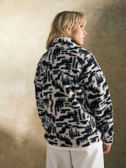 Columbia West Bend Printed QZ Brown Fleece - Image 4 of 5