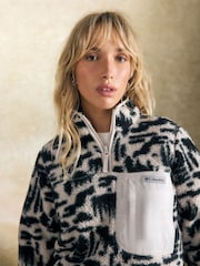 Columbia West Bend Printed QZ Brown Fleece - Image 5 of 5