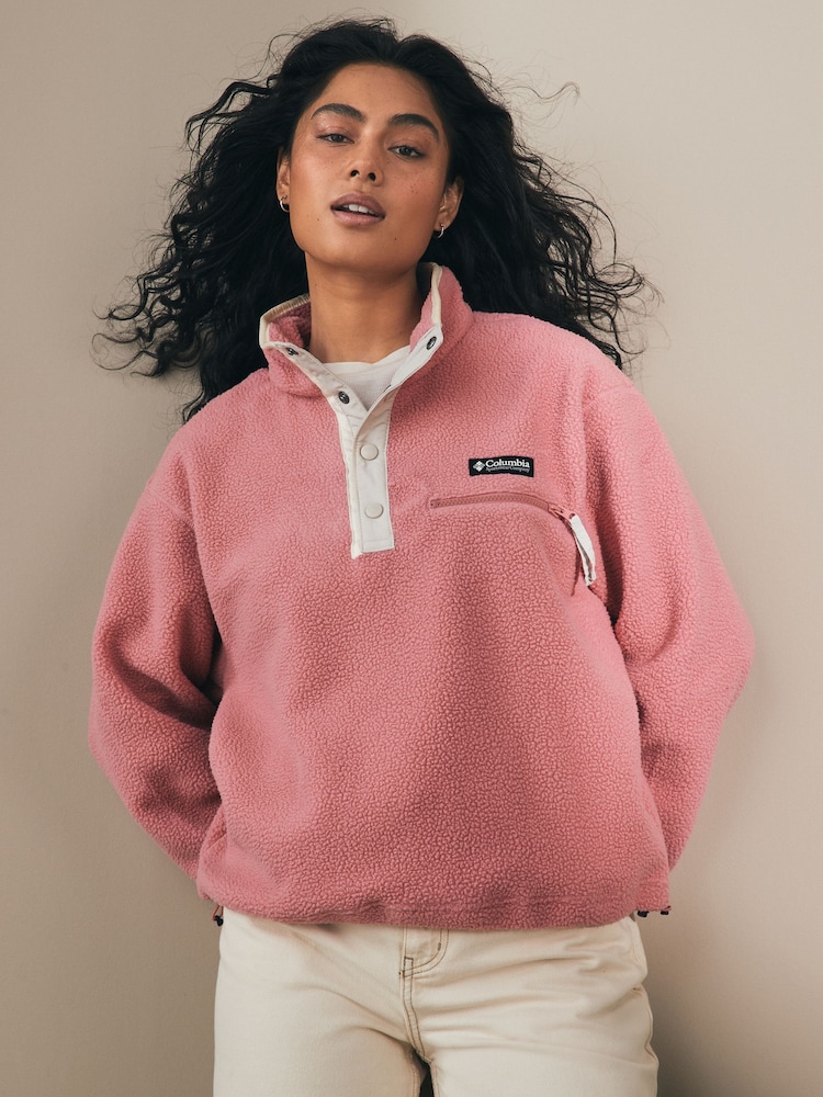 Columbia Womens Helvetia II Cropped Sherpa Half Snap Fleece - Image 1 of 5