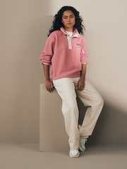 Columbia Womens Helvetia II Cropped Sherpa Half Snap Fleece - Image 2 of 5