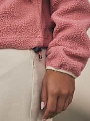 Columbia Womens Helvetia II Cropped Sherpa Half Snap Fleece - Image 5 of 5