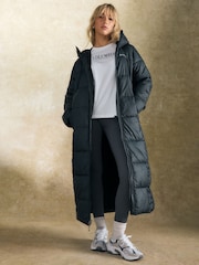 Columbia Puffect Long Padded Black Jacket - Image 1 of 6