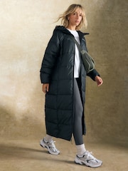 Columbia Puffect Long Padded Black Jacket - Image 3 of 6