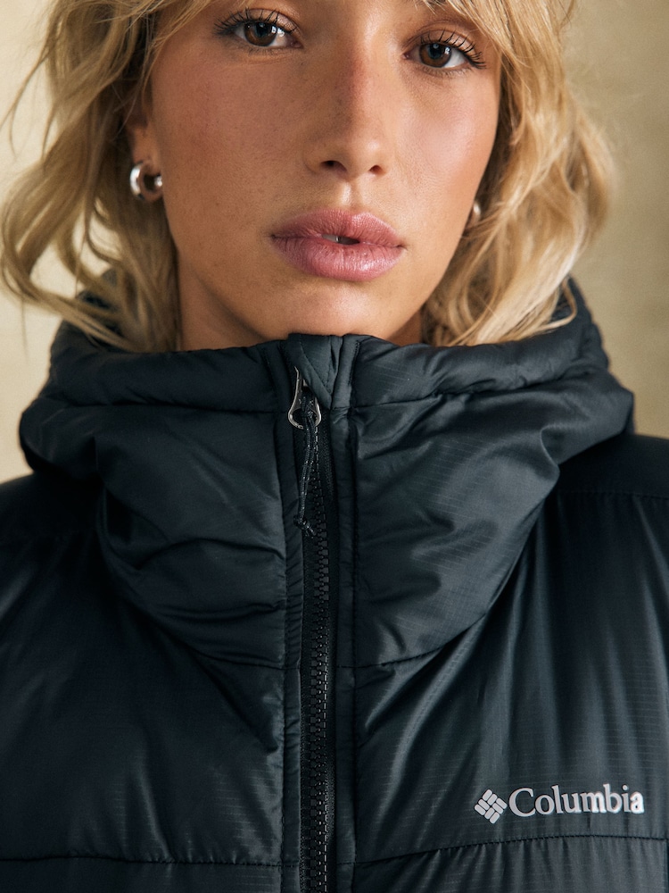 Columbia Puffect Long Padded Black Jacket - Image 5 of 6