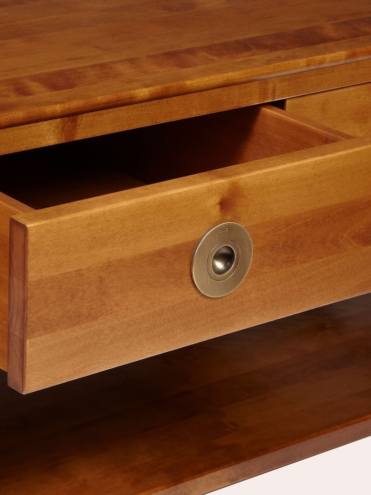Laura Ashley Honey Gold Balmoral 3 Drawer Coffee Table - Image 5 of 5