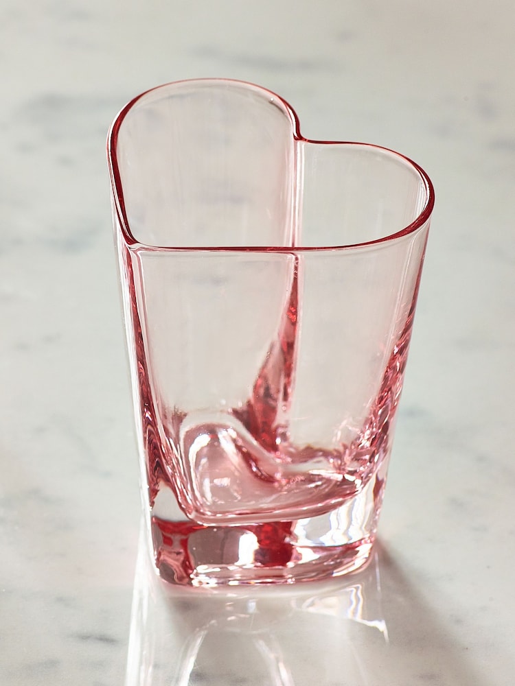 Juego de 2 vasos altos con forma de corazón - Imagen 5 de 5