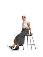 Черный - Высокие кожаные кеды Converse Chuck Taylor - Image 4 of 5