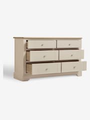 Stone Hampton Painted Oak Collection 6 Drawer Chest of Drawers - Image 3 of 6