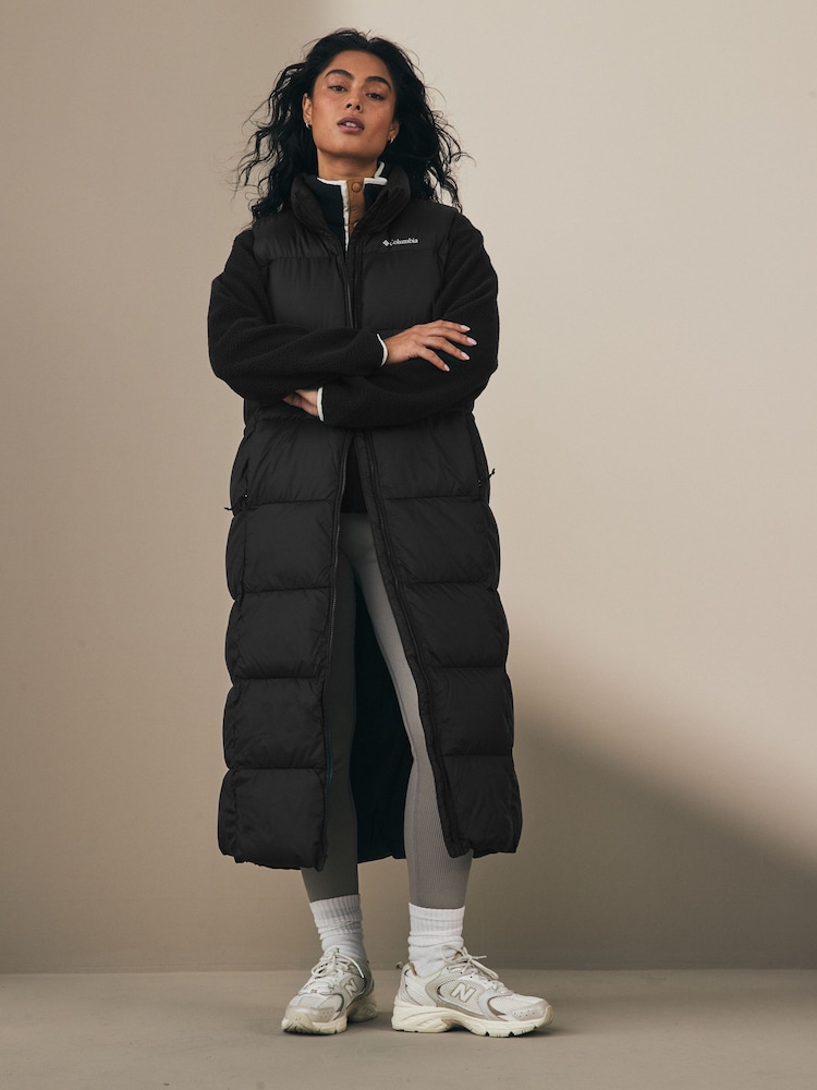 Columbia Puffect Long Padded Black Gilet - Image 1 of 5
