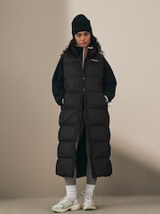 Columbia Puffect Long Padded Black Gilet - Image 2 of 5