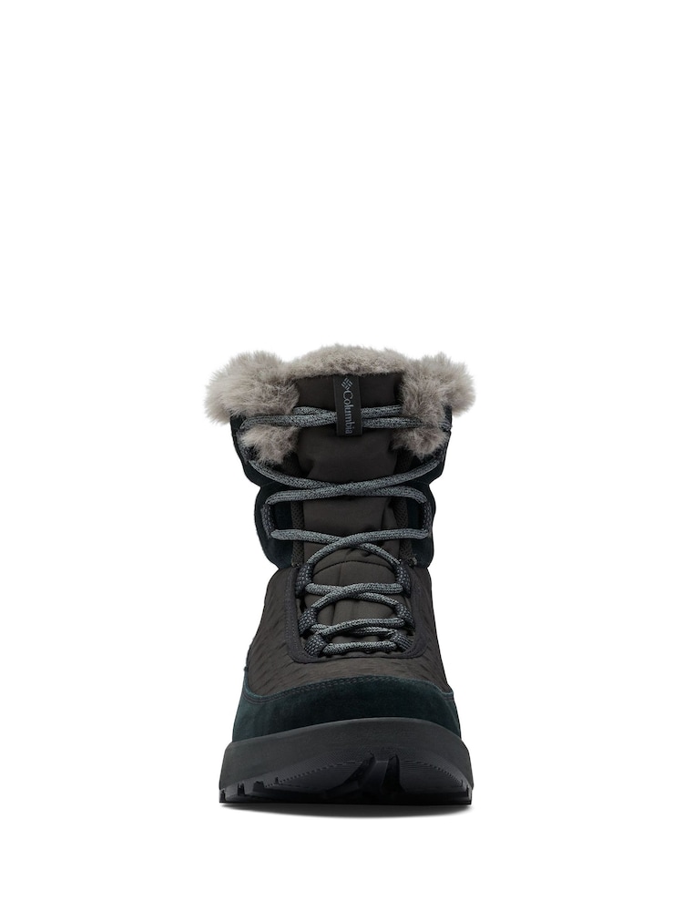 Columbia Slopeside Faux Fur Trim Snow Black Boots - Image 3 of 6