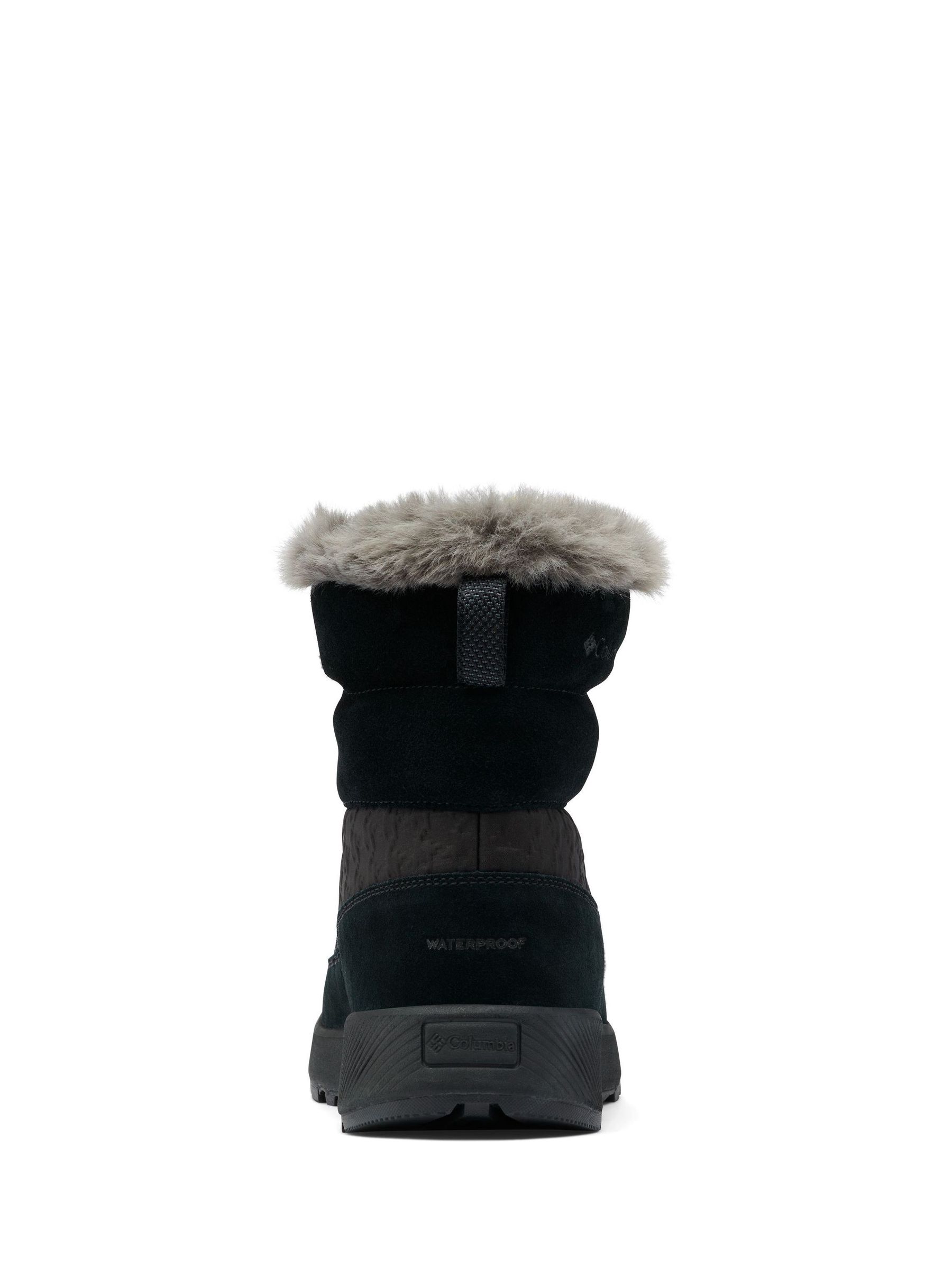 Buy Columbia Slopeside Faux Fur Trim Snow Black Boots from