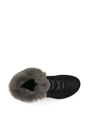 Columbia Slopeside Faux Fur Trim Snow Black Boots - Image 5 of 6