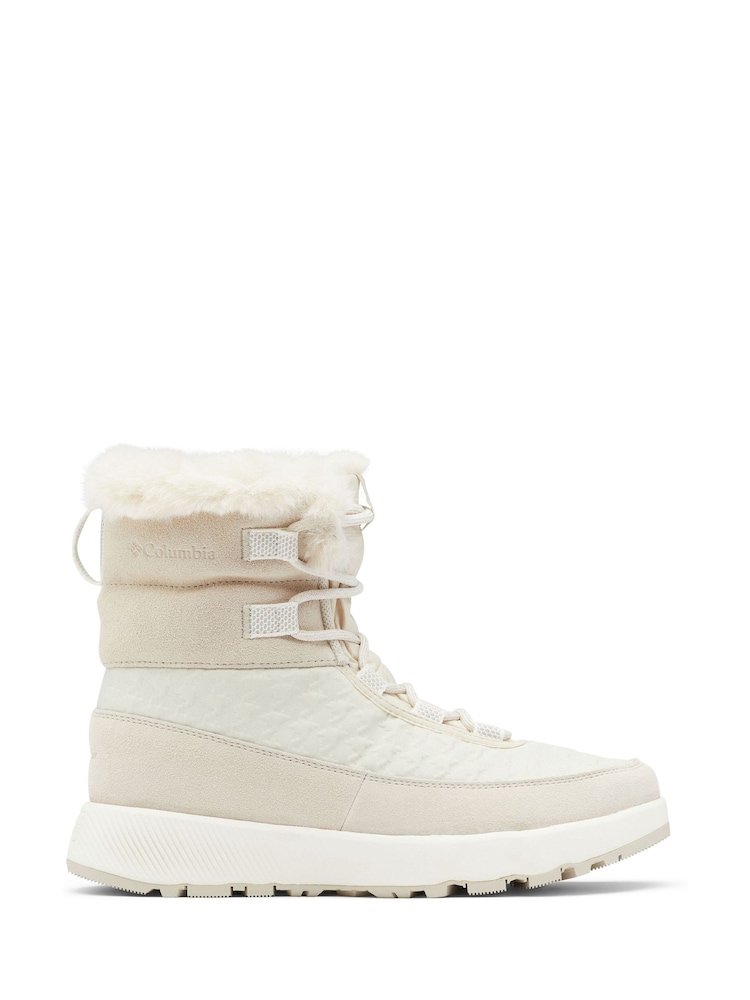 Columbia Slopeside Faux Fur Trim Snow Brown Boots - Image 1 of 9