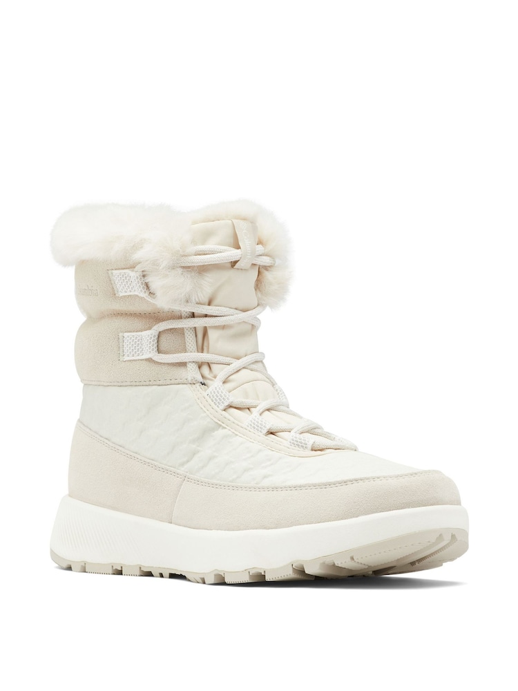 Columbia Slopeside Faux Fur Trim Snow Brown Boots - Image 3 of 9