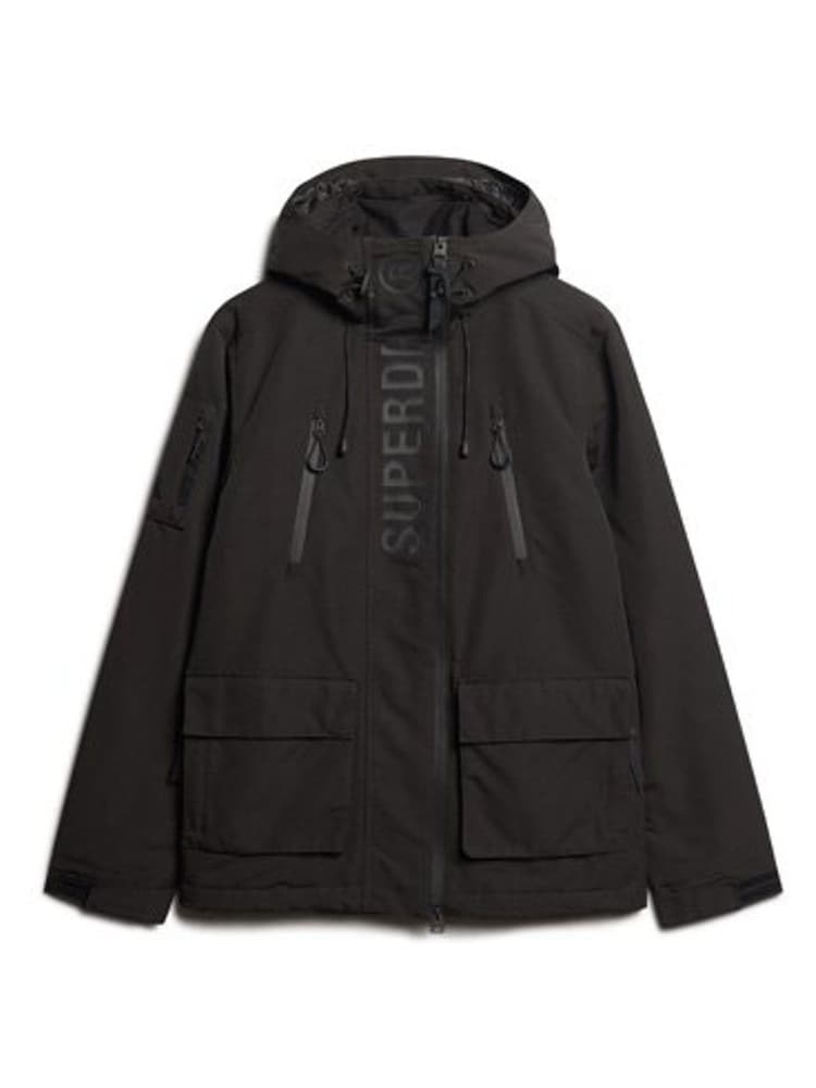 Veste Coupe-Vent Superdry Homme Noir Taille S – Windattacker – Capuche – Occasion