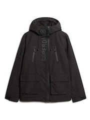 Superdry Black Ultimate Windcheater Coat Jacket - Image 6 of 8