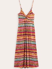 Boden Pink Strappy Jersey Maxi Dress - Image 6 of 6