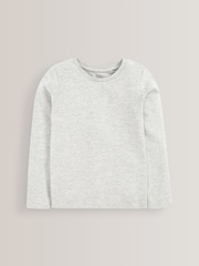 Monochrome Long Sleeve Basic T-Shirts 3 Pack (3-16yrs) - Image 4 of 6