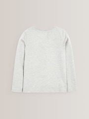 Monochrome Long Sleeve Basic T-Shirts 3 Pack (3-16yrs) - Image 5 of 6