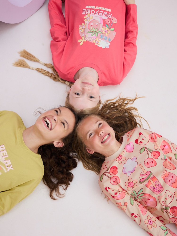 Rouge/vert - Pyjama Jogger 3 Pack (3-16ans) - Image 4 of 15