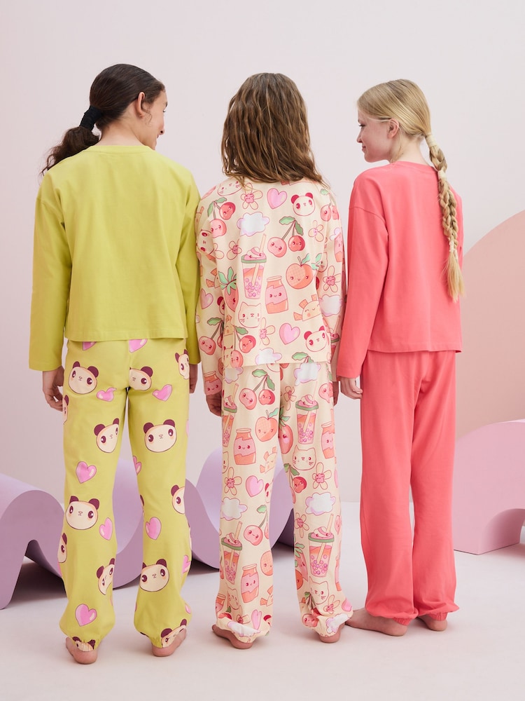 Rouge/vert - Pyjama Jogger 3 Pack (3-16ans) - Image 5 of 15