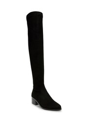 Steve Madden Black Salvador Over the Knee Boots - Image 2 of 7