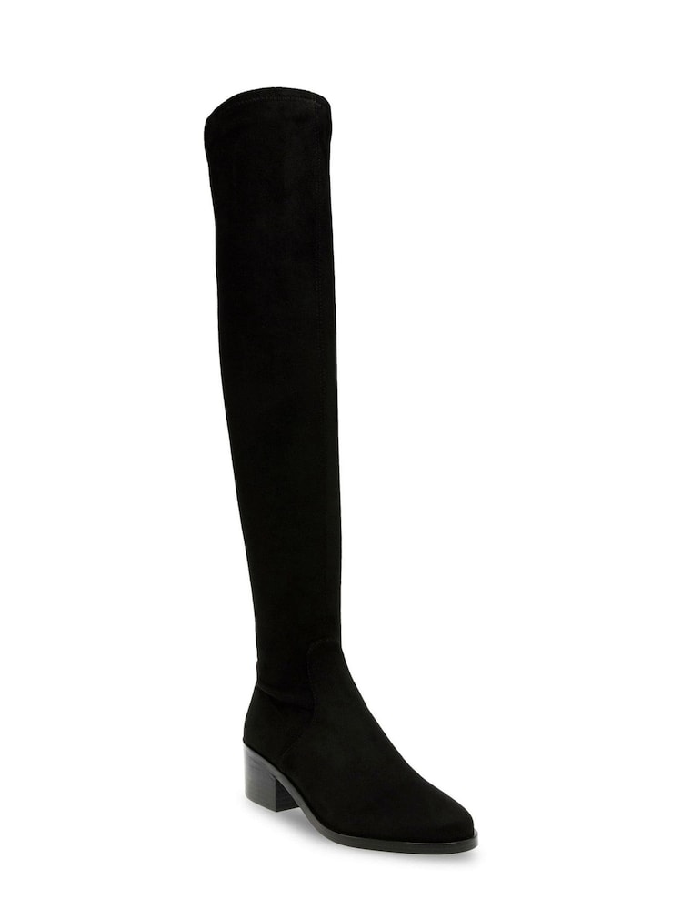 Steve Madden Black Salvador Over the Knee Boots - Image 2 of 7