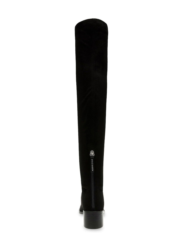 Steve Madden Black Salvador Over the Knee Boots - Image 5 of 7